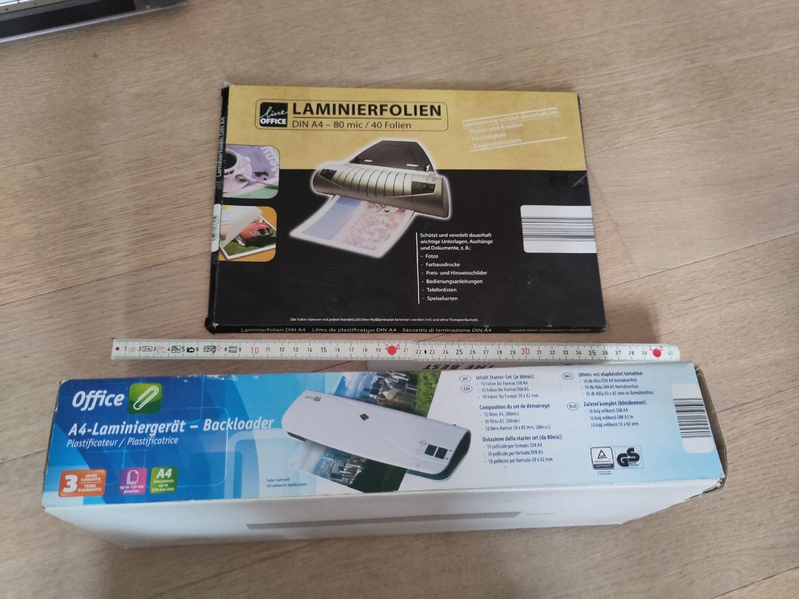 Laminiergeräte: Office A4 Laminiergerät Backloader inkl. Folien – Gebraucht aus Zürich von her_yqt7 1
