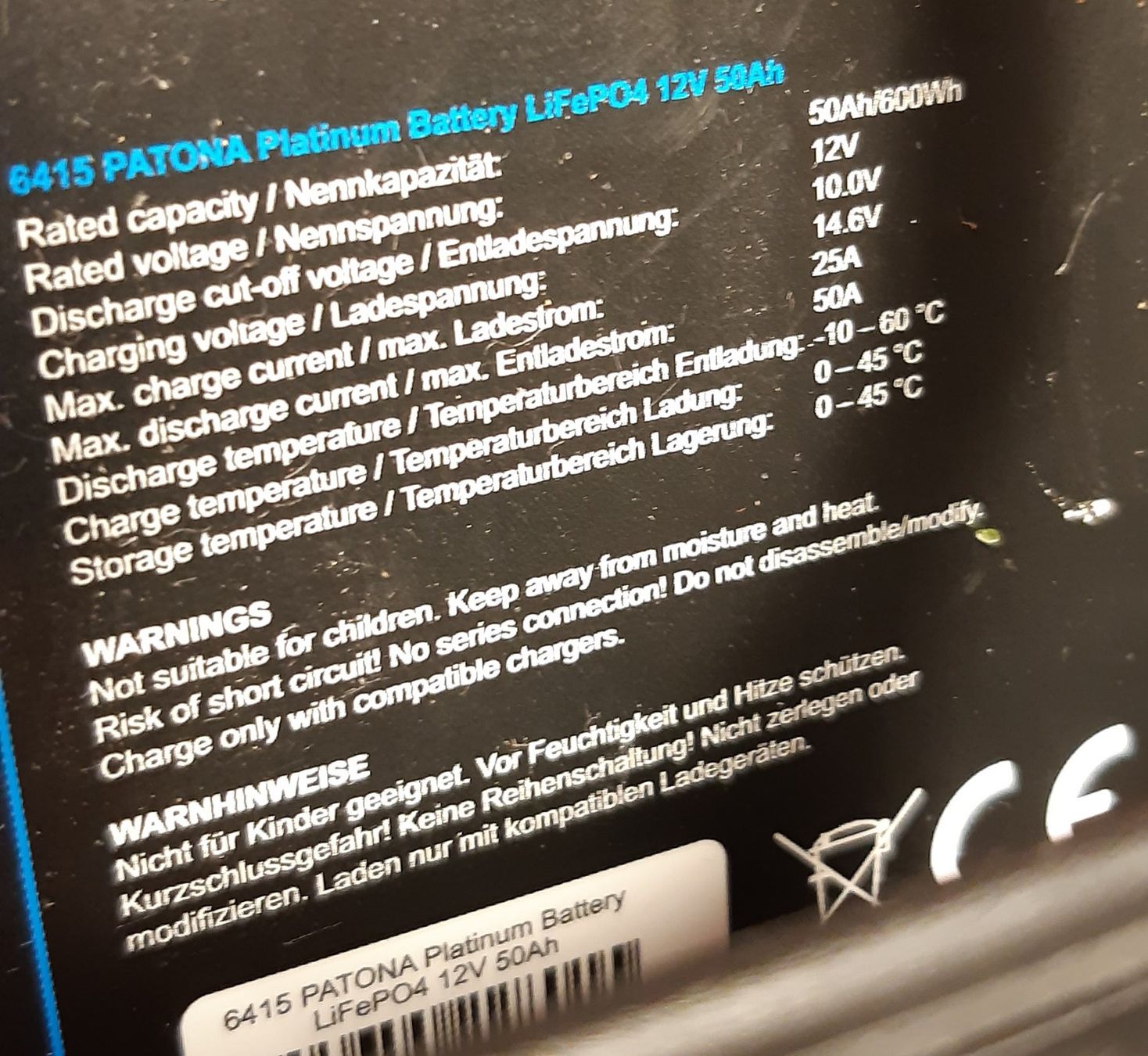 Akkus & Batterien: 12 Volt Lithium Eisenphosphat Akku – Neu (gemäss Beschreibung) aus Oberdorf SO von Beatus55 3