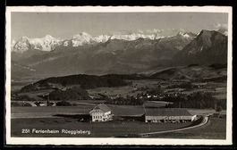 AK Rüeggisberg, Ferienheim und Bergpanorama