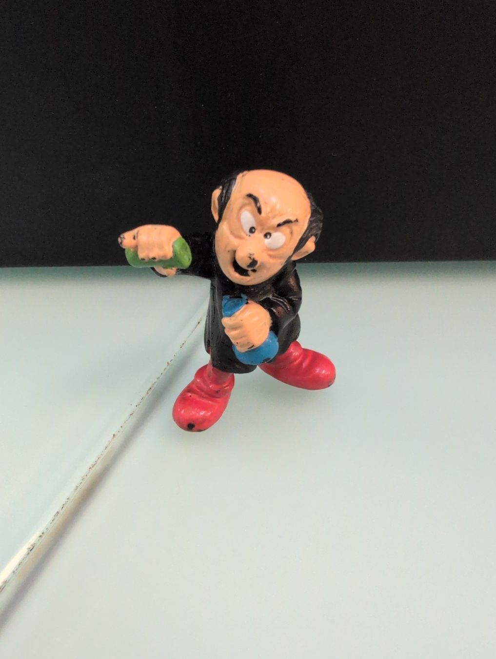 Schleich Statuette: Figurine gargamel Schtroumpfs – Usato da Lignières venduto da Sulyvan