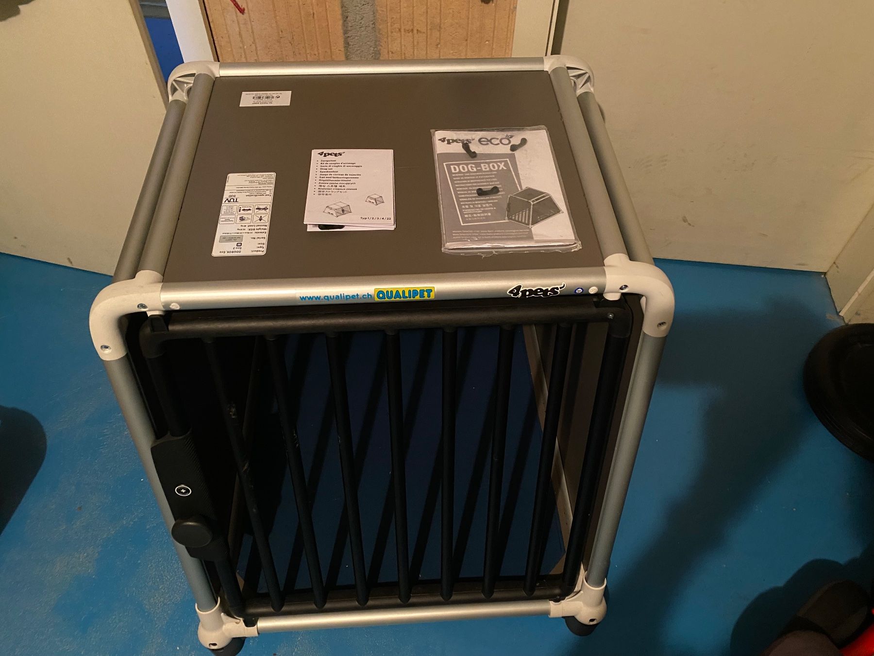 4pets Gabbie, trasporto & Sicurezza: Hunde Transportbox  4 Pets 3 Eco M – Usato da St. Gallen venduto da simeli- 1