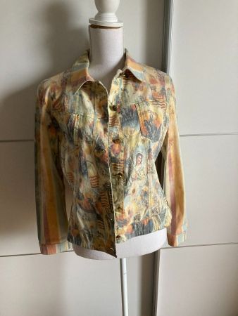 Tolle  Jeansjacke Multicolor