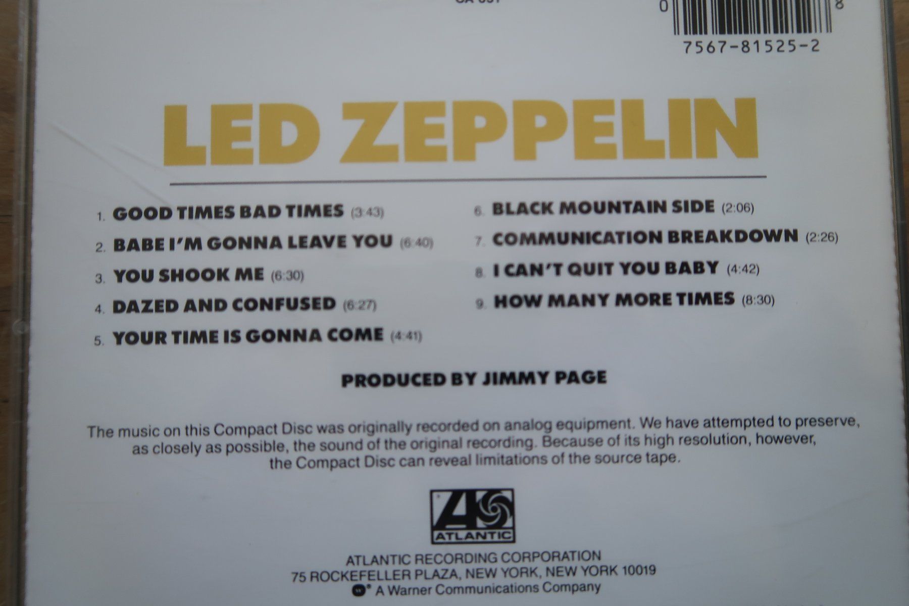 CDs: LED ZEPPELIN - ST - CD – D'occasion à Basel par Patiscat 2