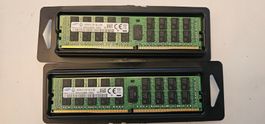 64GB (2x 32GB) Samsung DDR4-2133 ECC REG Server RAM Kit