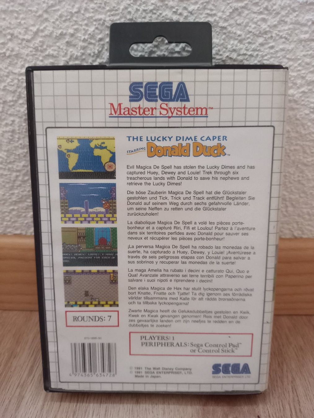 Giochi: The Lucky Dime Caper - Donald Duck - Sega Master System – Usato da Spiez venduto da egonolsen 1