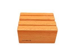 ZUWEBE Menükartenhalter Holz