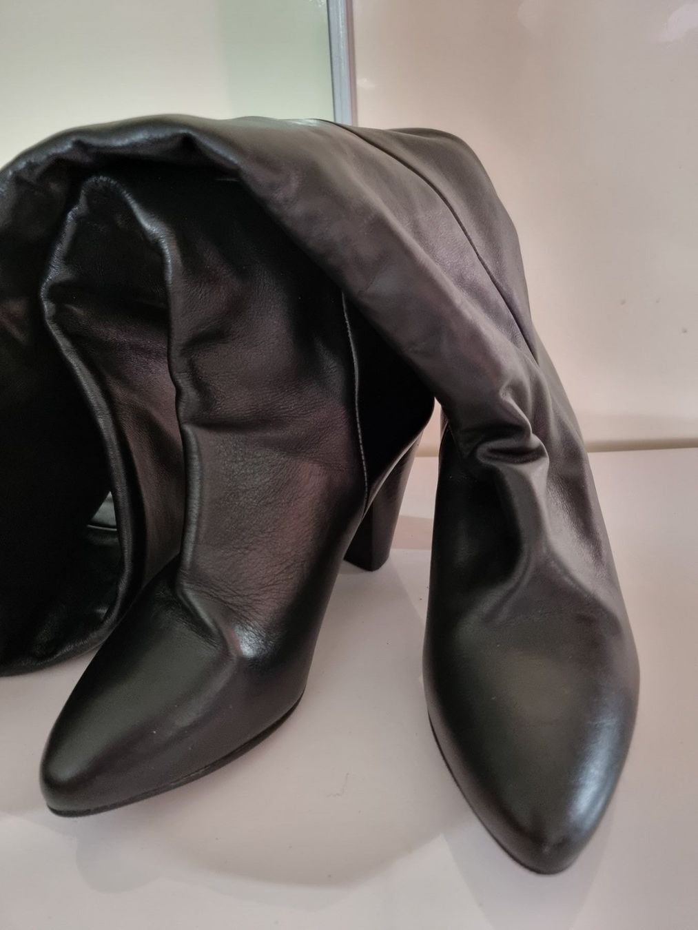 Navyboot Scarpe da donna: Botte douce Navyboot en cuir noir pointure 38 neuve – Nuovo (secondo la descrizione) da lausanne venduto da mariamimib 1
