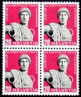 1944 OLYMPIADE 4ERBLOCK ** POSTFRISCH ** - OL3