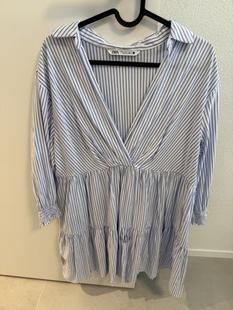 Zara Kleid, blau-weiss gestreift, Gr. S