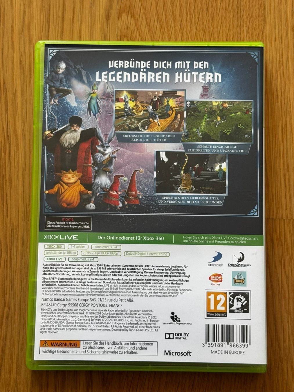 Spiele: Die Hüter des Lichts - CIB - Xbox 360 – Gebraucht aus Uster von GamesAndStuff 1