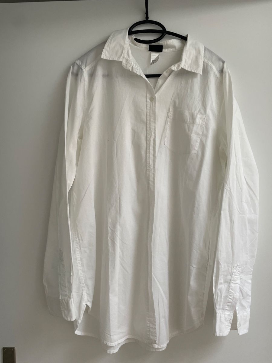 H&M Camicette: Damen Hemd weiss Grösse 38 – Usato da Mauren venduto da acht33null