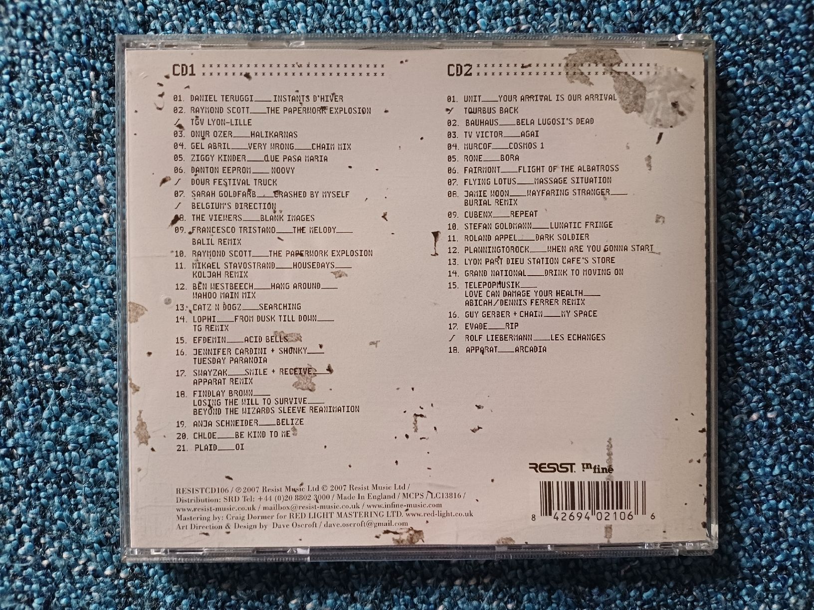 CD: Agoria "At the controls" CDx2 – Usato da Begnins venduto da Drastic-Sound 1