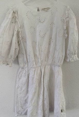 Pomp de lux Kleid Weiss Grösse 134/140 