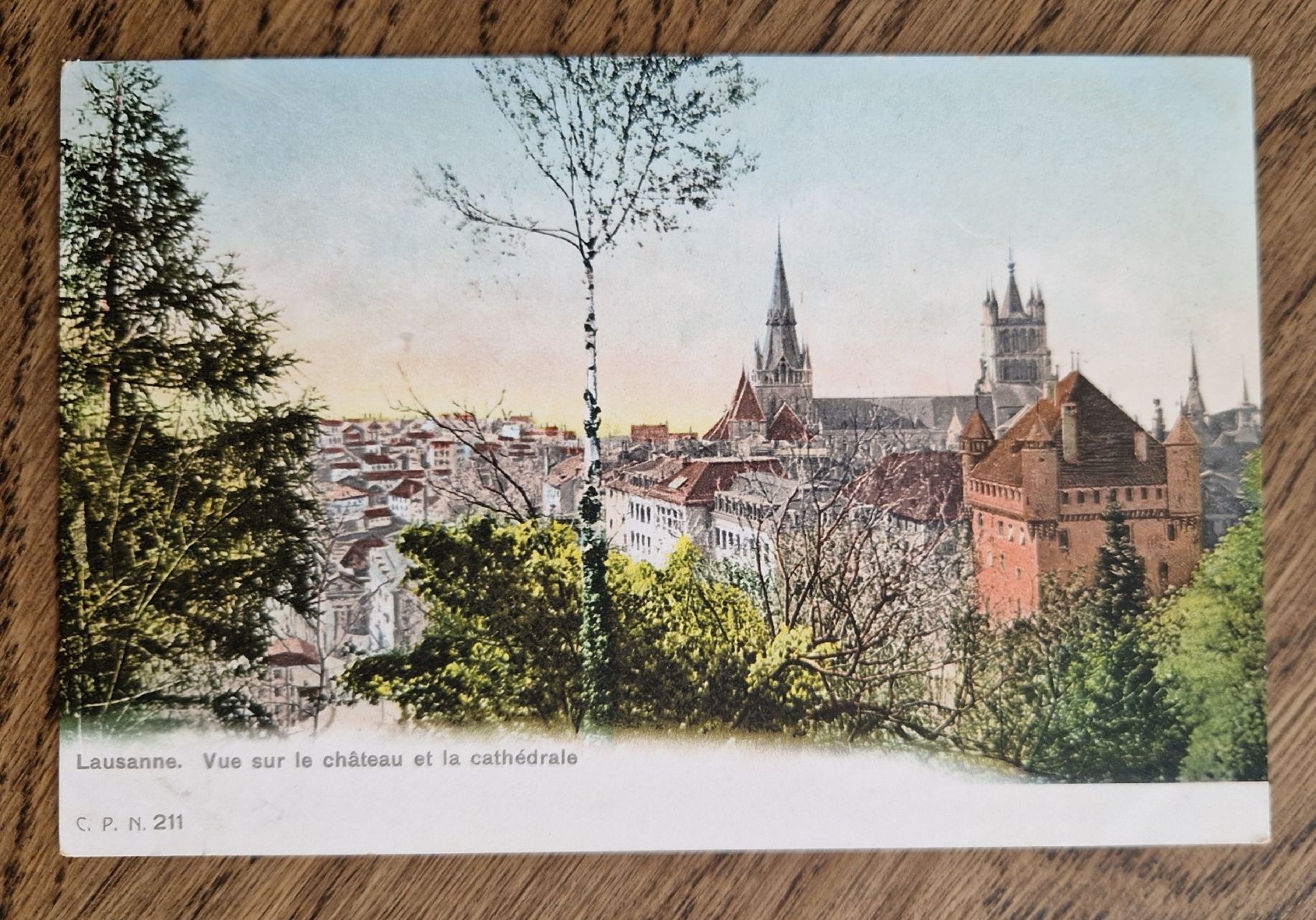 Cartoline postali: Lausanne, Stempel Hotel Simplon  – Usato da Ebikon venduto da Donar50