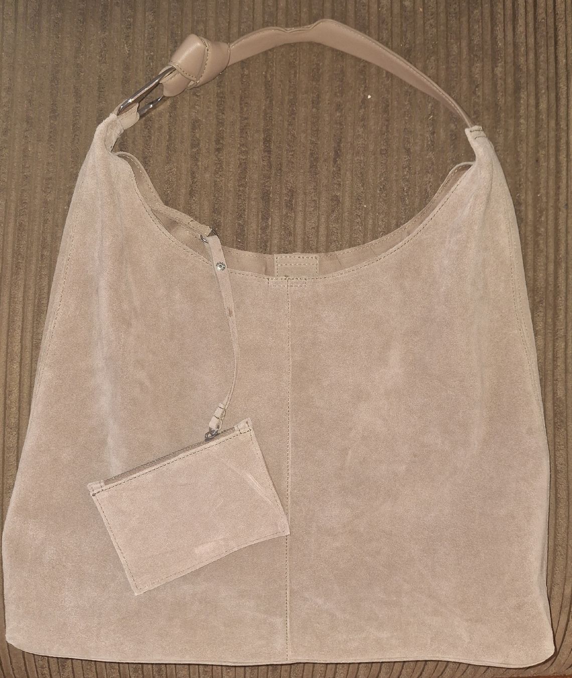 Borse da donna: Tasche Wildleder, beige – Nuovo (secondo la descrizione) da Glattpark(Opfikon) venduto da Beckf0rd