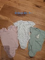 3er Set Bodies, in Grösse 62