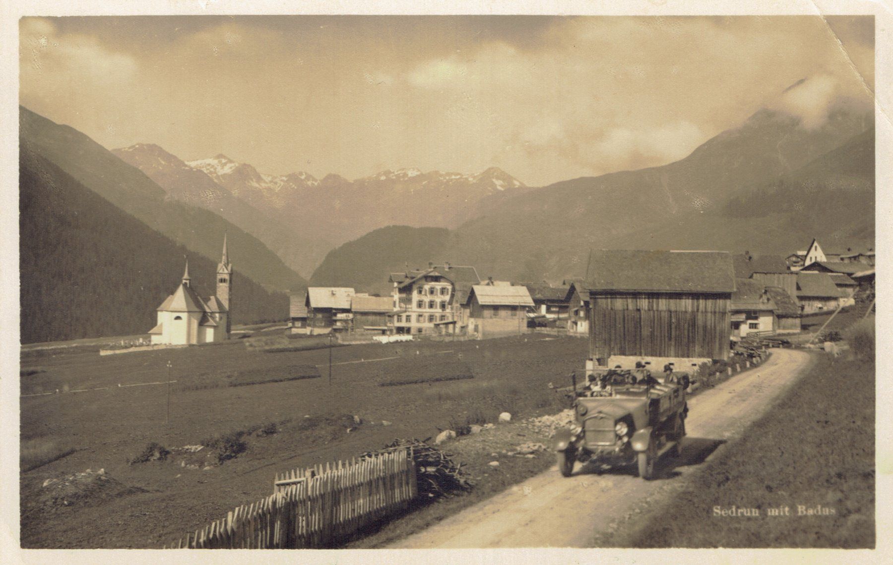 Cartoline postali: Sedrun GR, um 1925 – Usato da Otelfingen venduto da Schmitte9