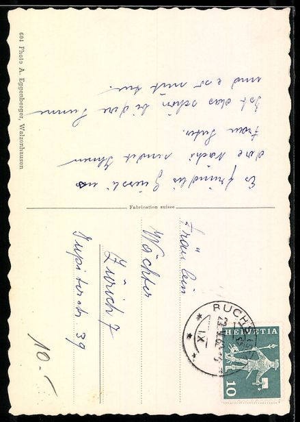 Cartoline postali: Werdenberg bei Buchs, Schloss Werdenberg – Usato da Berlin venduto da bartko-reher 1