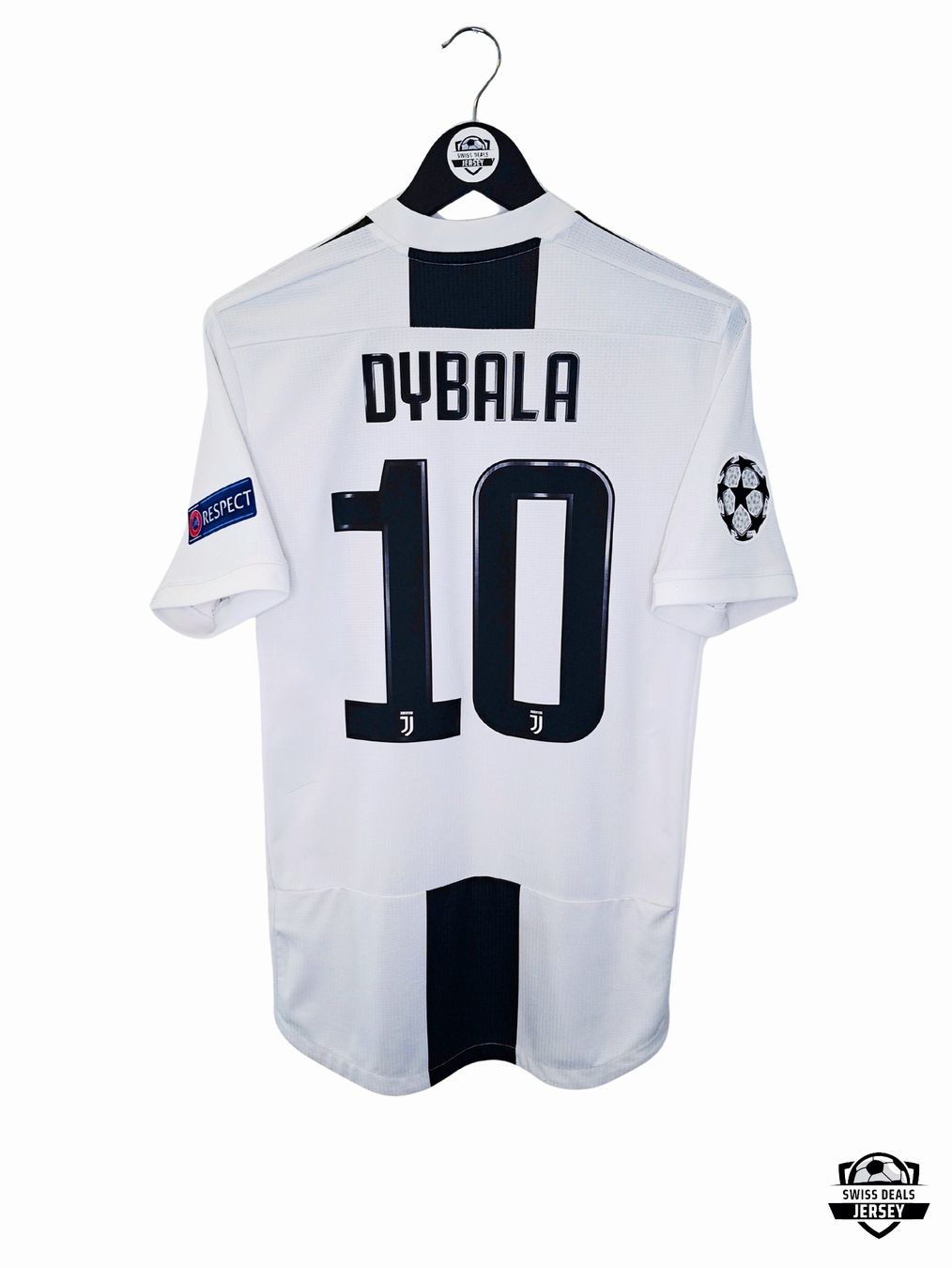 Juventus Leibchen & Hosen: DYBALA #10 Original Player Version Juventus 2018 UCL Trikot – Gebraucht aus St-Léonard von SwissDealsJersey