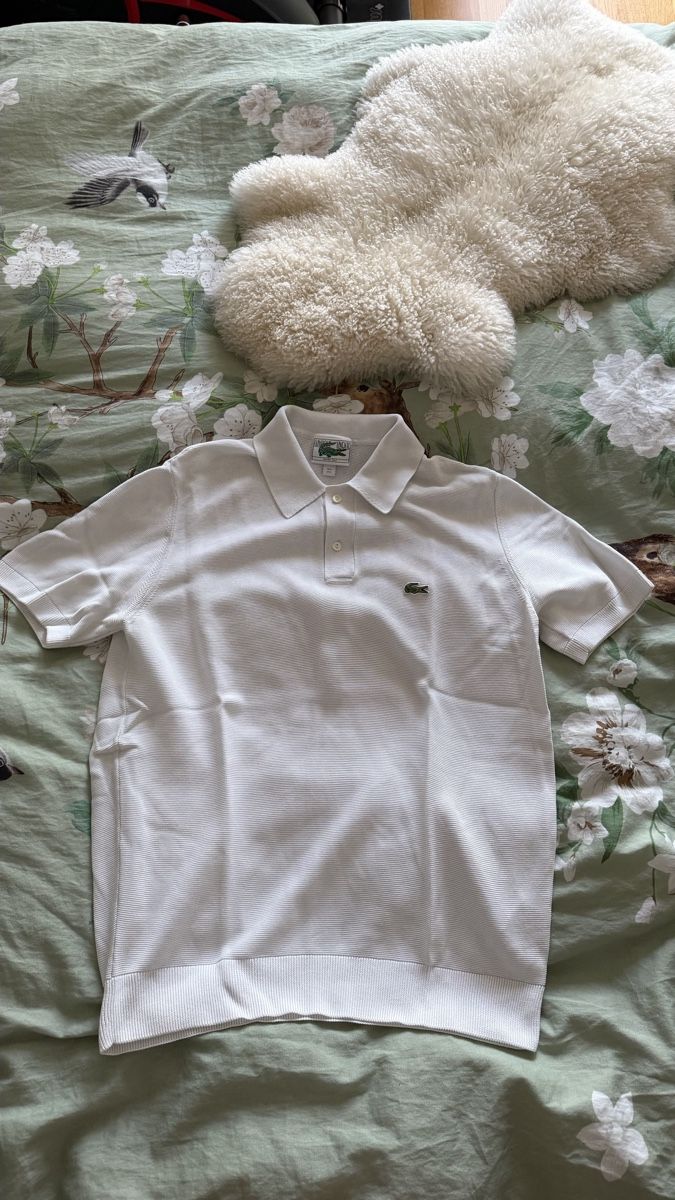 Lacoste Magliette Polo: Lacoste Poloshirt, weiss, Grösse L – Nuovo (secondo la descrizione) da Lachen SZ venduto da Valentin-lorenz 1