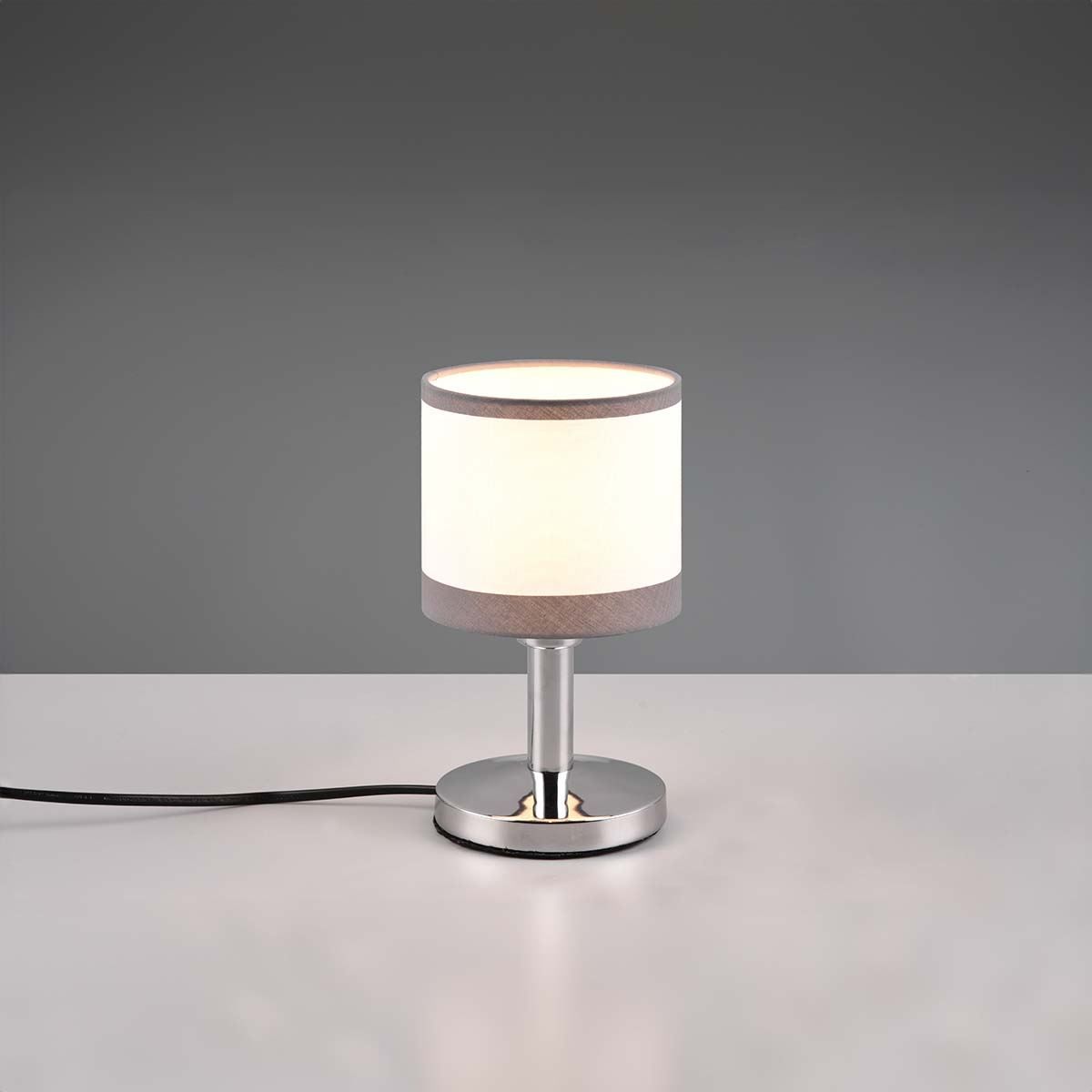Lampade: Tischleuchte, Stoffschirm, 22 cm Höhe – Nuovo (secondo la descrizione) da Kreuzlingen venduto da Smart-Light
