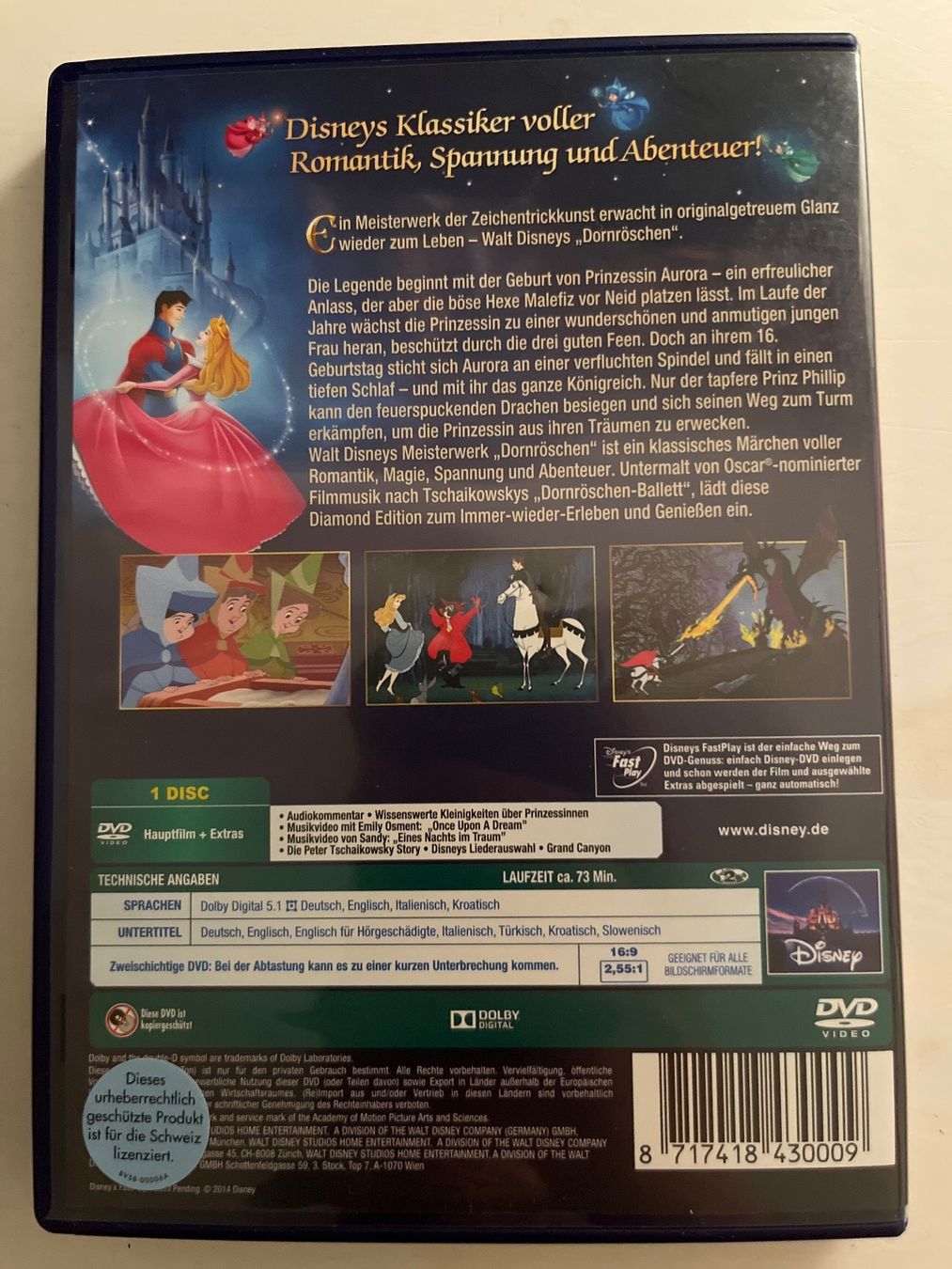 Tutti i DVDs: Disney DVD : Dornröschen, Diamond Edition – Nuovo (secondo la descrizione) da Sierre venduto da black.box 1