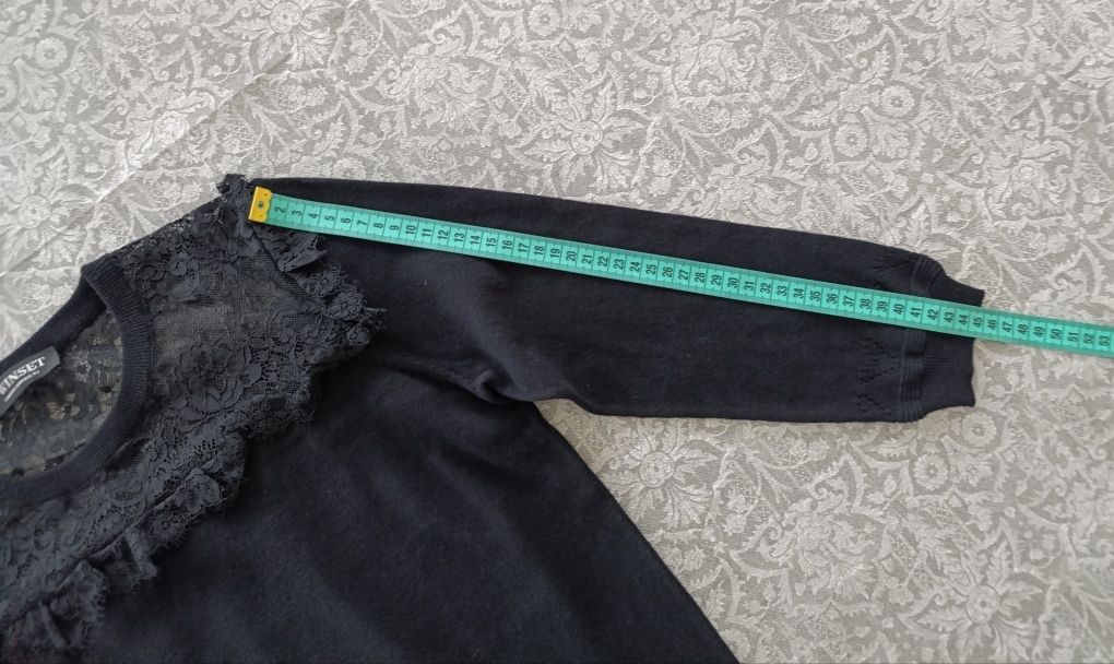 Twinset Maglioni & Felpe: Twinset Pullover mit Spitze, schwarz, Gr. S, neuwertig – Nuovo (secondo la descrizione) da Hergiswil NW venduto da pol_9dl8 5