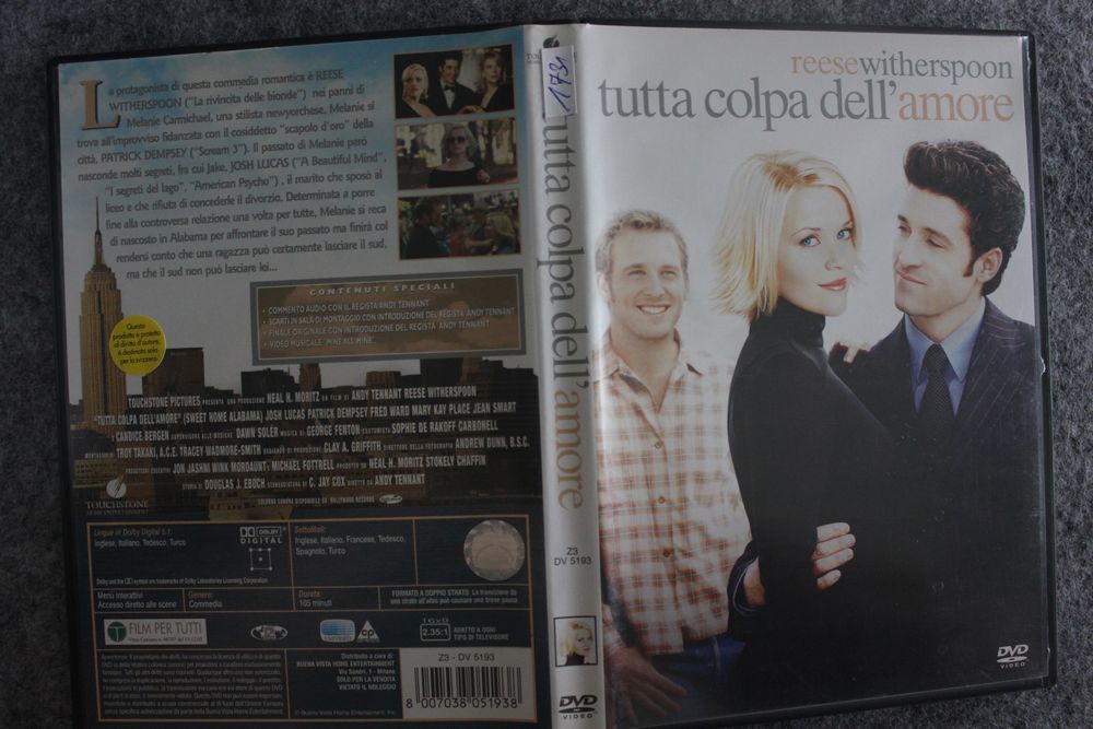 Reese Witherspoon Tutta Colpa Dell Amore Italiano 1731 Kaufen Auf Ricardo 1619