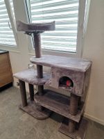 Arbre à chat spacieux et stable, parfait pour l'hiver 🐈🏠