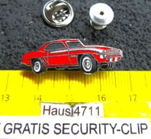CAMARO SS CHEVY AUTO LOGO ENAMEL MIT SECURITY-CLIP