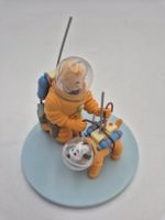 Figurine Tintin et Milou cosmonautes Hergé avec boîte