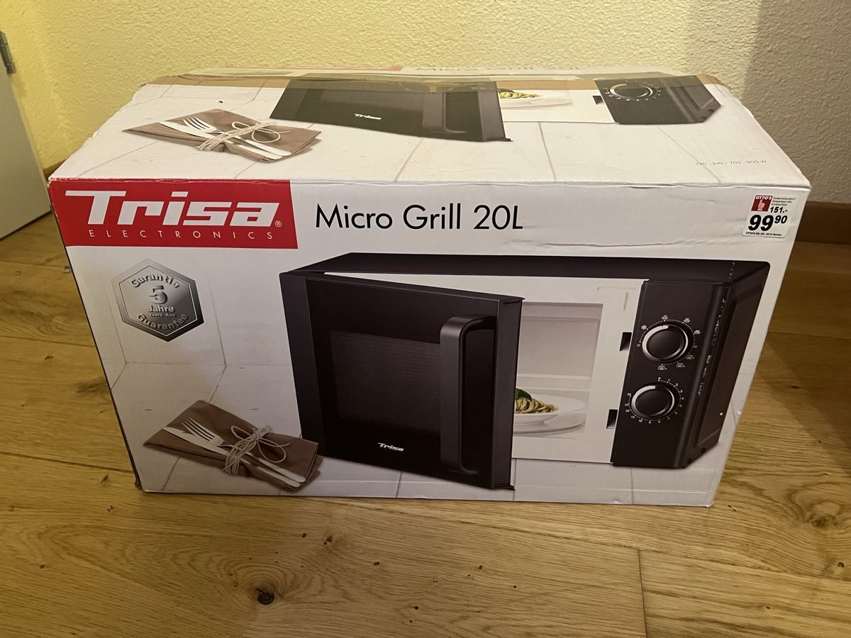 Trisa Backöfen:  Trisa Micro Grill 20L Microwave - Brand New – Neu (gemäss Beschreibung) aus Herrliberg von jes_ytm2 2