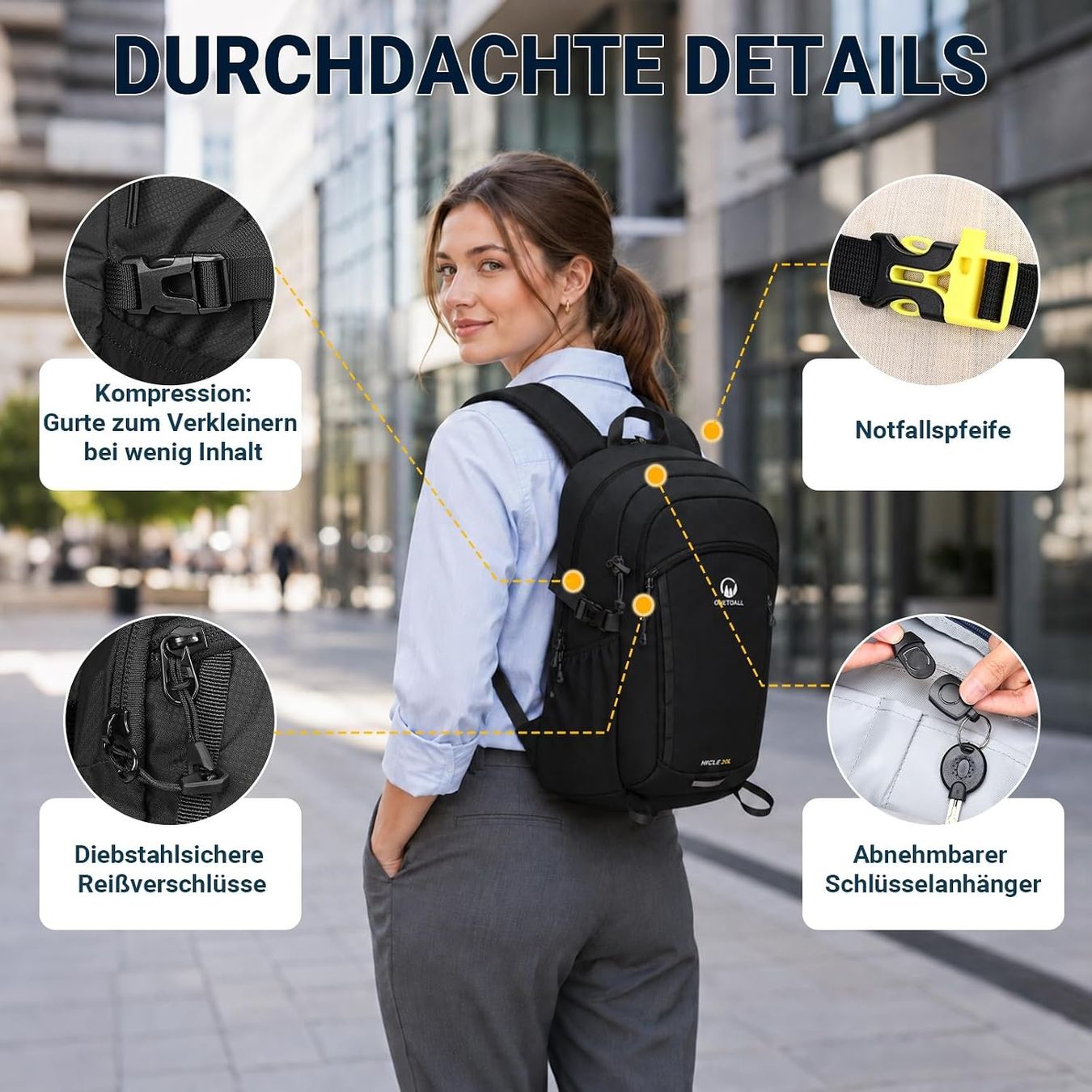 Rucksäcke: Wanderrucksack 20L leicht mit Regenhülle – Neu und originalverpackt aus Suhr von SchnapperCH 7