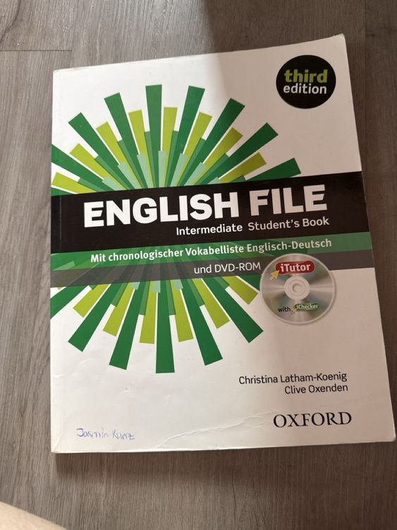 English File Intermediate Student s Book third Edition (Gebraucht) in ...