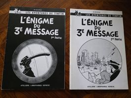 tintin tirage spécial vol 1 et 2 L'énigme du 3e message 