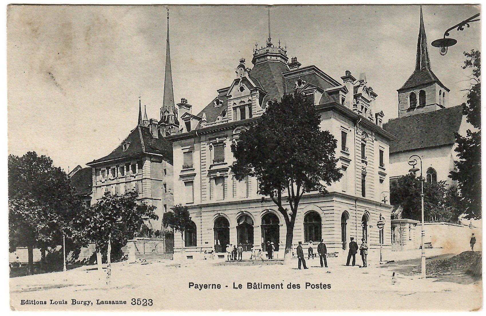 Cartes postales: Ansichtskarte Payerne - Le Bâtiment des Postes – D'occasion à Kerns par etma3