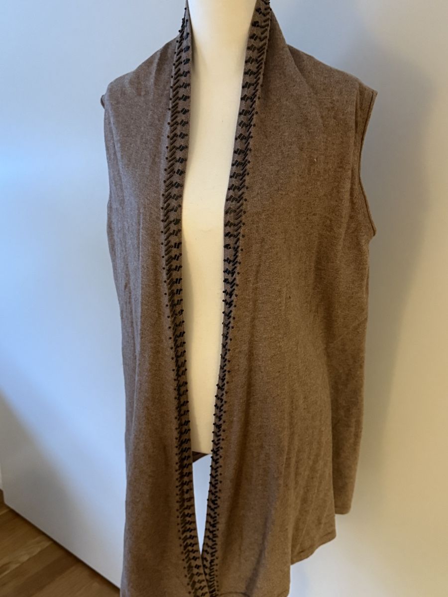 Gerry Weber Gilet & Giacche senza maniche: Gerry Weber Edition Weste, Grösse 46, braun – Usato da Wallisellen venduto da watcher01 1