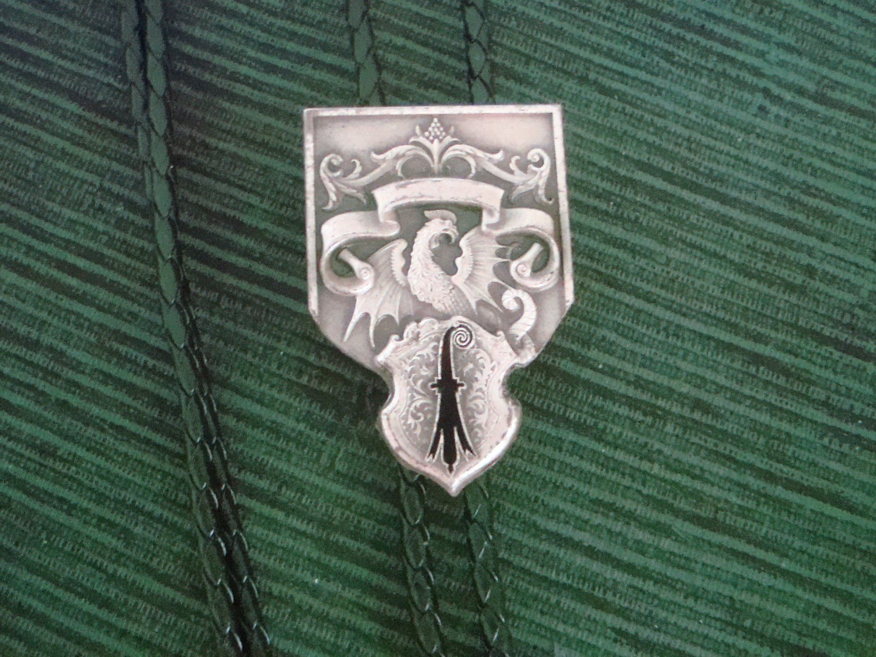 Cravatte: Basler Wappen - 2 Bolo Krawatte - Vintage – Usato da Neuenegg venduto da flohcante 1