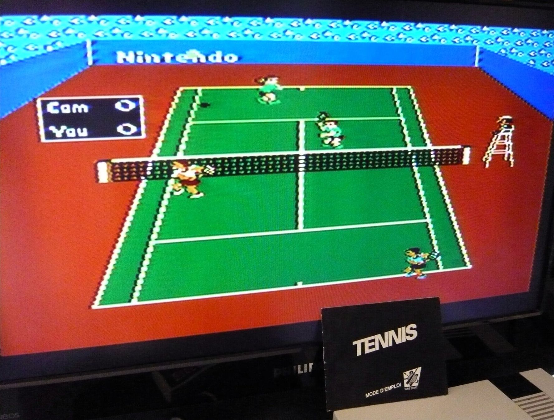 Nintendo Giochi: NES : Tennis 1986 + MODE D'EMPLOI !! – Usato da Onex venduto da Jaguar1986 2