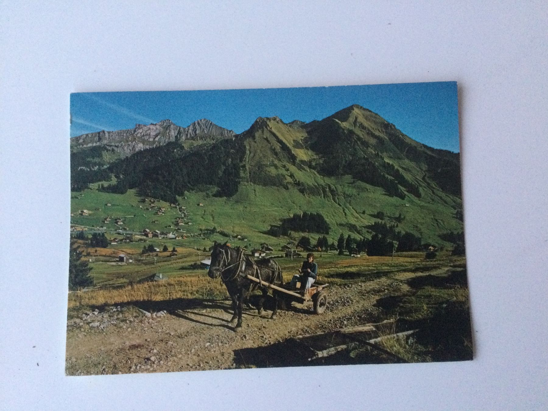 Ansichtskarten: Carte postale Les Mosses – Gebraucht aus Yvorne von herjoy