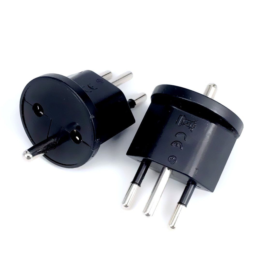 Unità & Adattatore: 2 Stück Netz - Adapter EU zu Schweizer Steckdose Neu – Nuovo e nell'imballaggio originale da St. Margarethen TG venduto da Smiley-Face