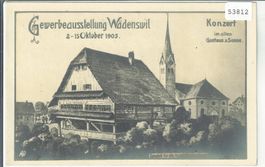 Gewerbeaustellung Wädenswil 1905 - Konzert in der Sonne