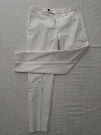 Pantaloni PT Torino bianchi taglia 31 stretch cotone
