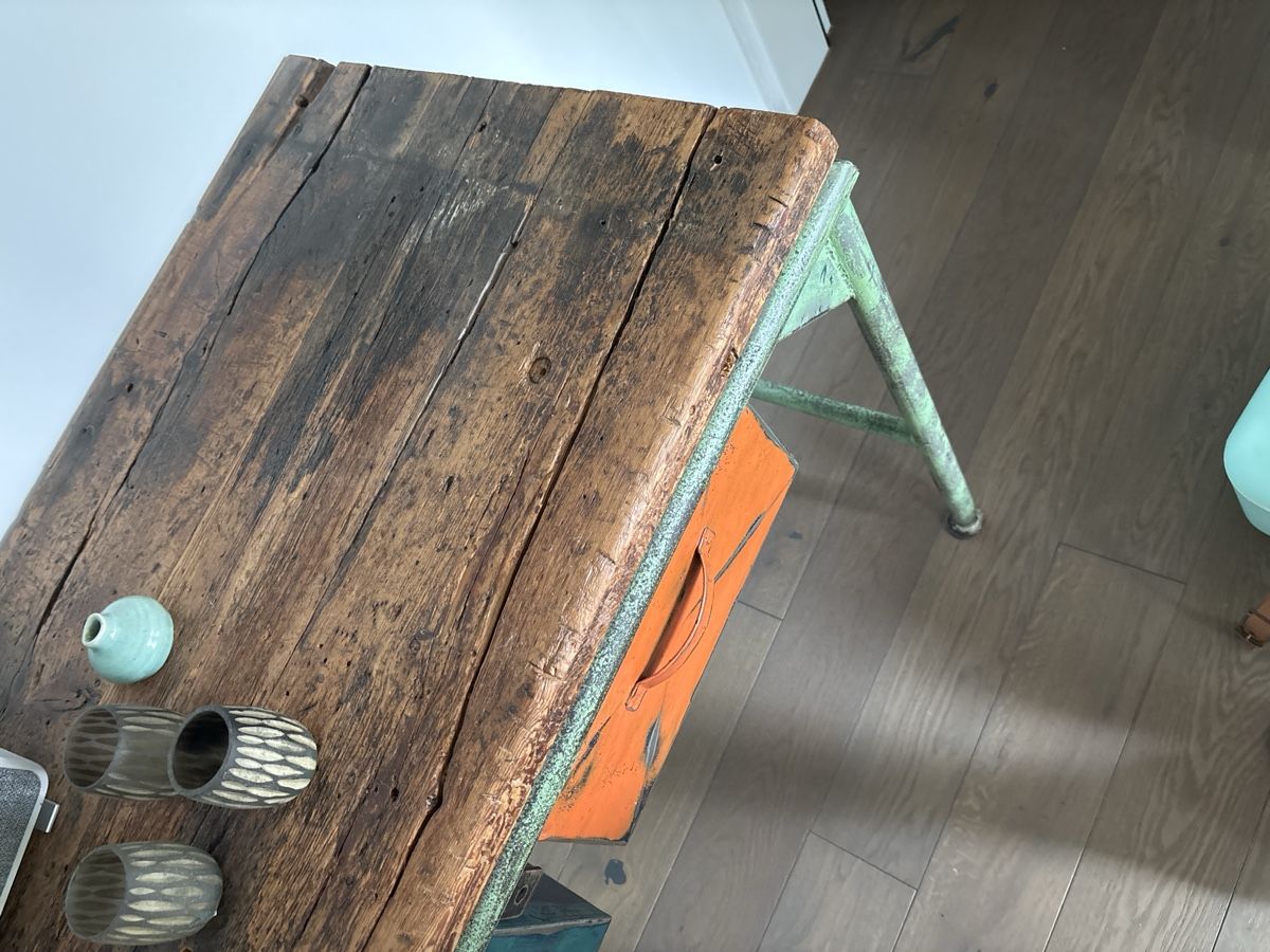 Schreibtische: Industrie Worktable original – Gebraucht aus Zürich von son_v6v6 4