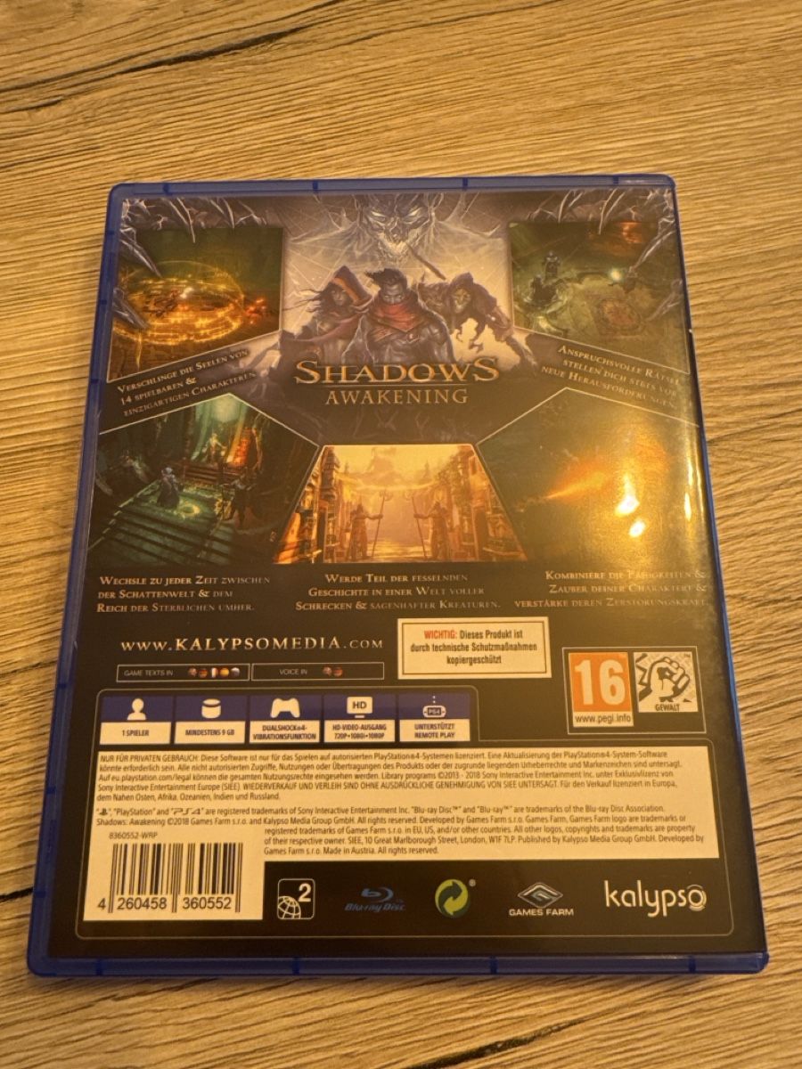 Spiele: Shadows Awakening PS4 jeu vidéo – Gebraucht aus Courrendlin von jay_lkn6 2