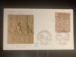 Frankreich 1979 Ersttagsbrief Relief Schloss Ecouen