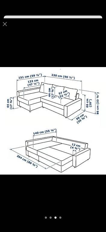 Divani: Dunkelgraues IKEA FRIHETEN Eckbettsofa. – Usato da Bern venduto da sam_8n2j 2