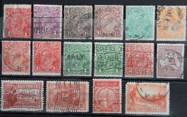 Australien Lot alten Werten I