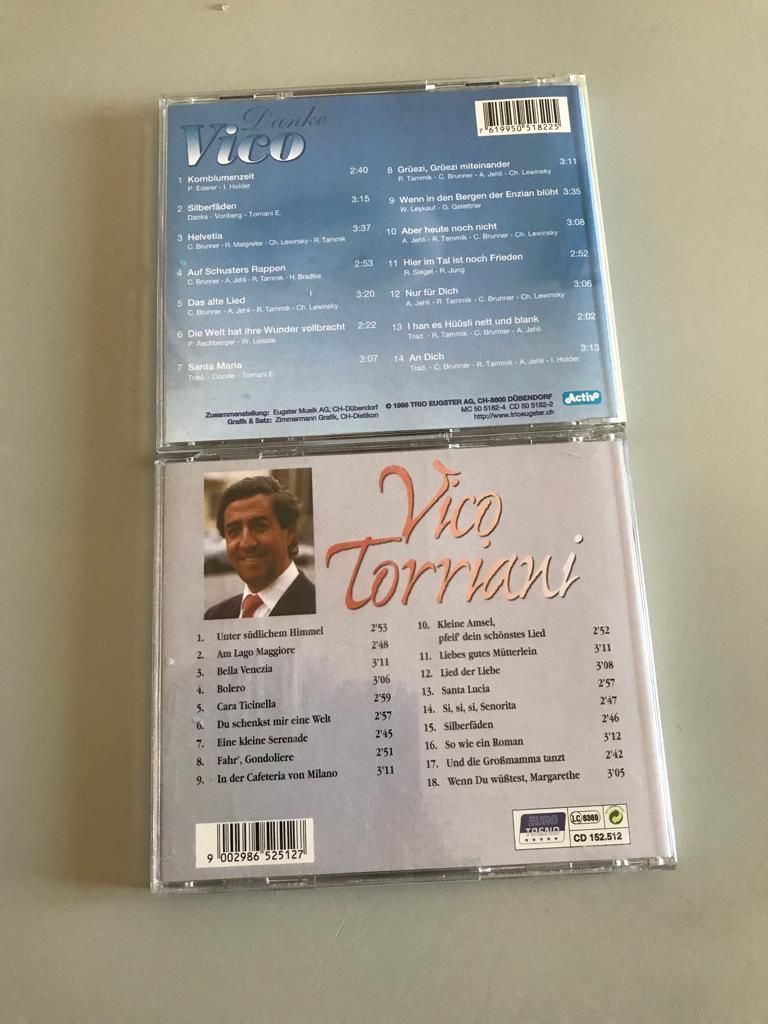 CDs: 2 CDs Vico Torriani – Gebraucht aus Sargans von Pacor 1