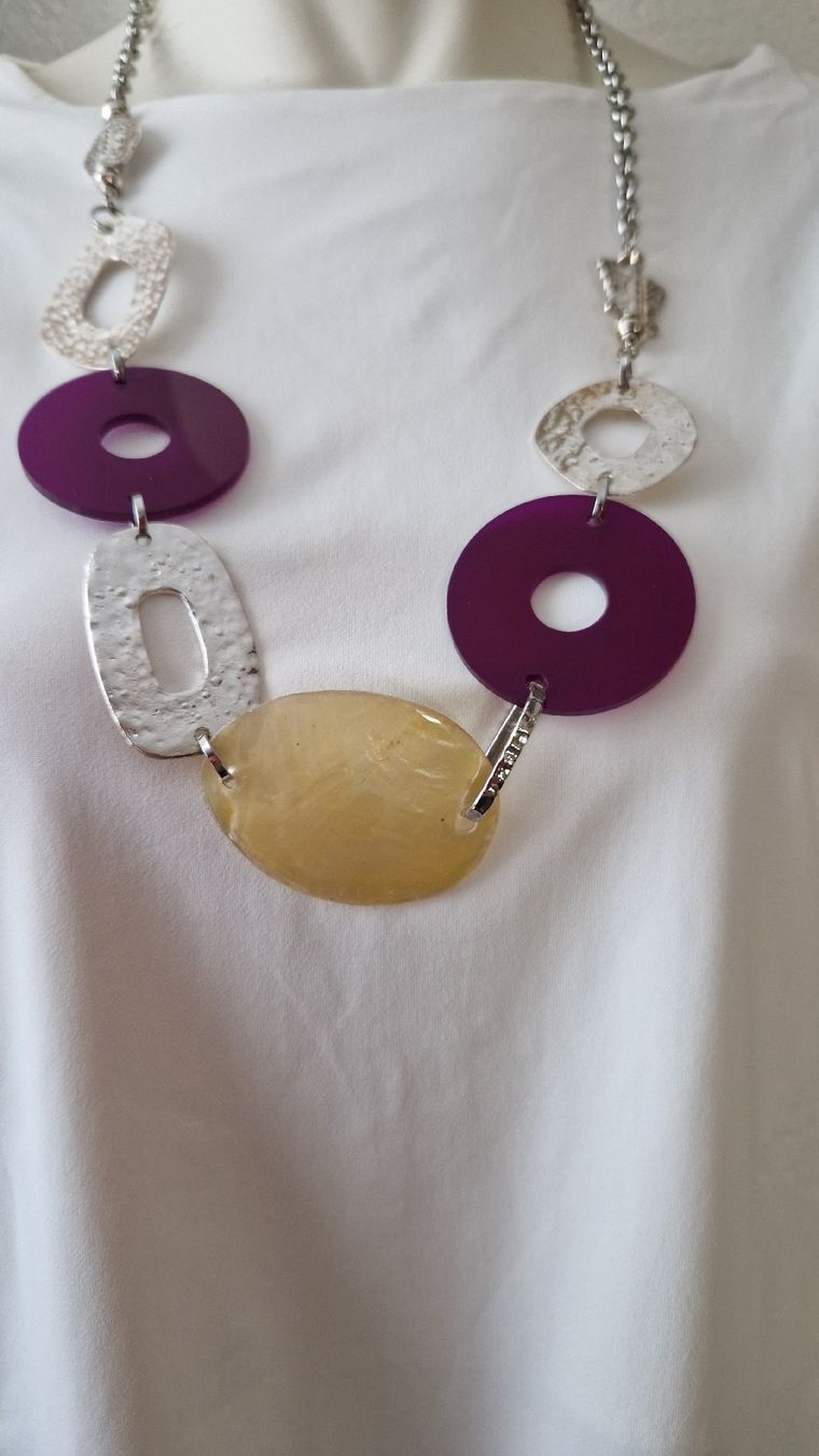 Catenine: Schöne Kette, diverse Teile, Länge 40cm, – Usato da Widnau venduto da Smanitu 2